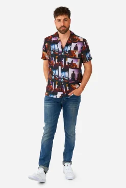 Heren OppoSuits Halloween Overhemden|Zomer Overhemden|A Nightmare On Elmstreet™