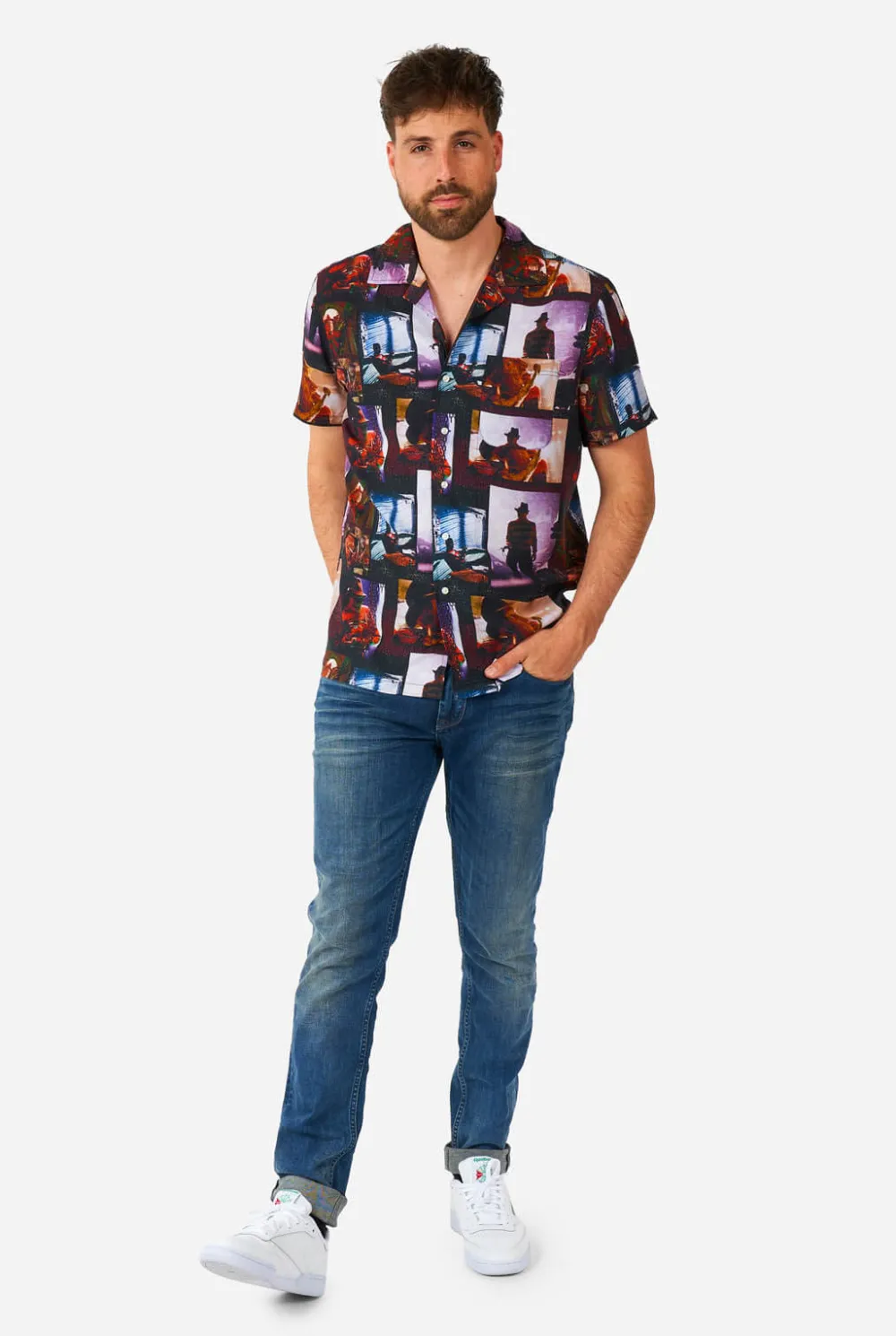 Heren OppoSuits Halloween Overhemden|Zomer Overhemden|A Nightmare On Elmstreet™