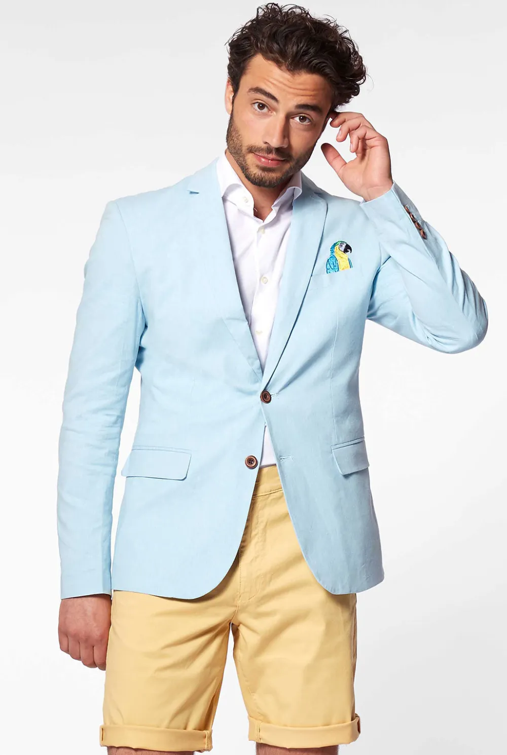 Heren OppoSuits Zomer Blazers|Birdie - Soft Blue