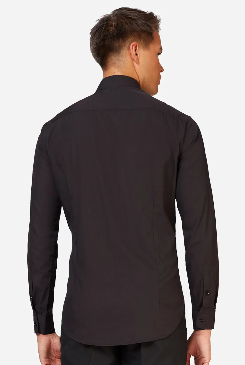 Heren OppoSuits Effen Gekleurde Overhemden|Black Knight