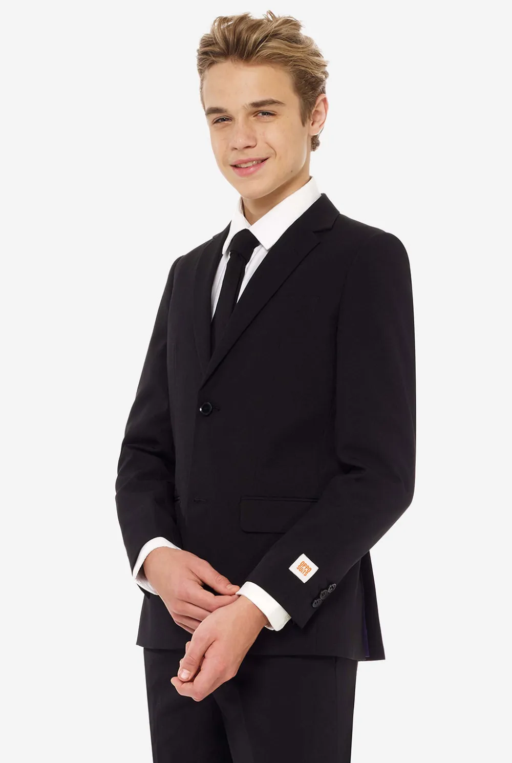 OppoSuits Effen Gekleurde Pakken|Black Knight