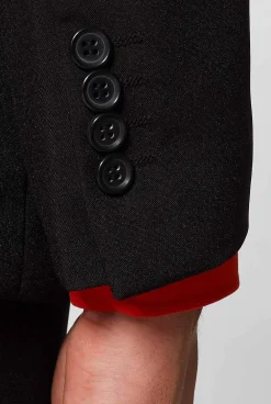 Heren OppoSuits Vrijgezellenfeest Pakken|Trouwpakken|Black Knight