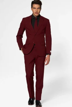 Heren OppoSuits Vrijgezellenfeest Pakken|Trouwpakken|Blazing Burgundy