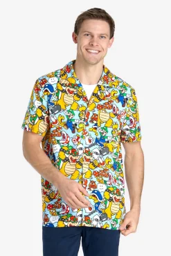 Heren OppoSuits Zomer Overhemden|Hawaii Shirts|Bowsers Kingdom