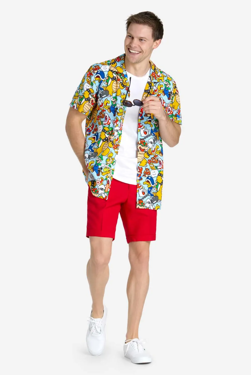 Heren OppoSuits Zomer Overhemden|Hawaii Shirts|Bowsers Kingdom
