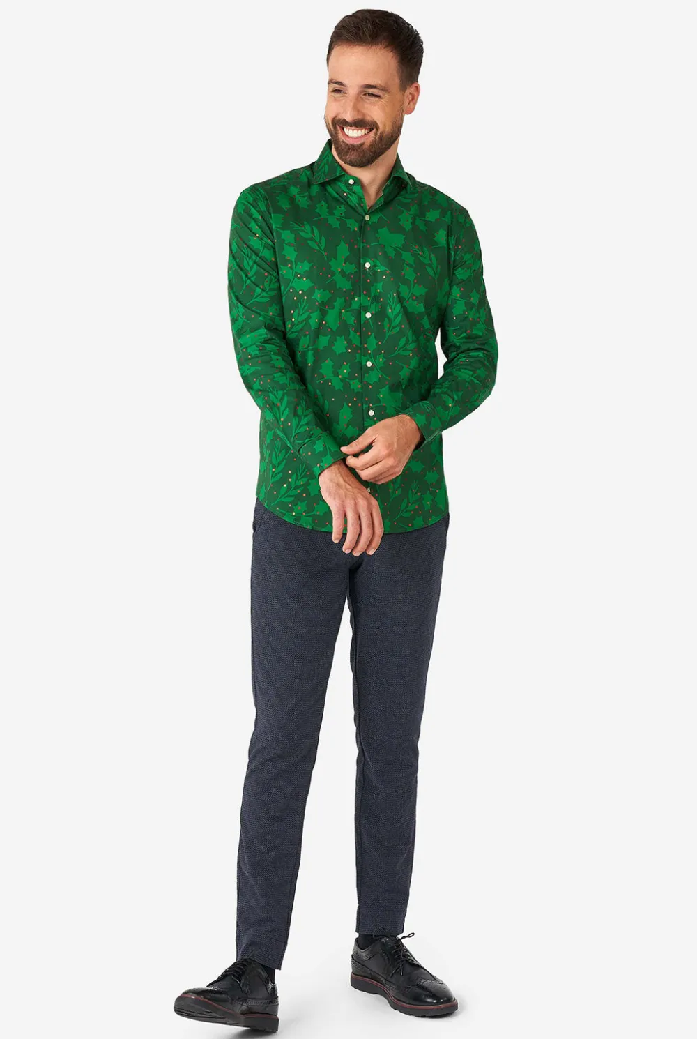 Heren OppoSuits Casual Overhemden|Bright Berry