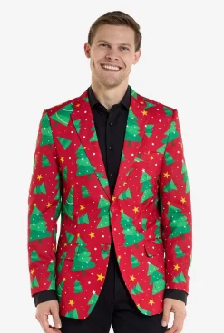 Heren OppoSuits Kerst Blazers|Christmas Trees & Stars