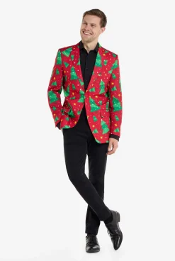 Heren OppoSuits Kerst Blazers|Christmas Trees & Stars