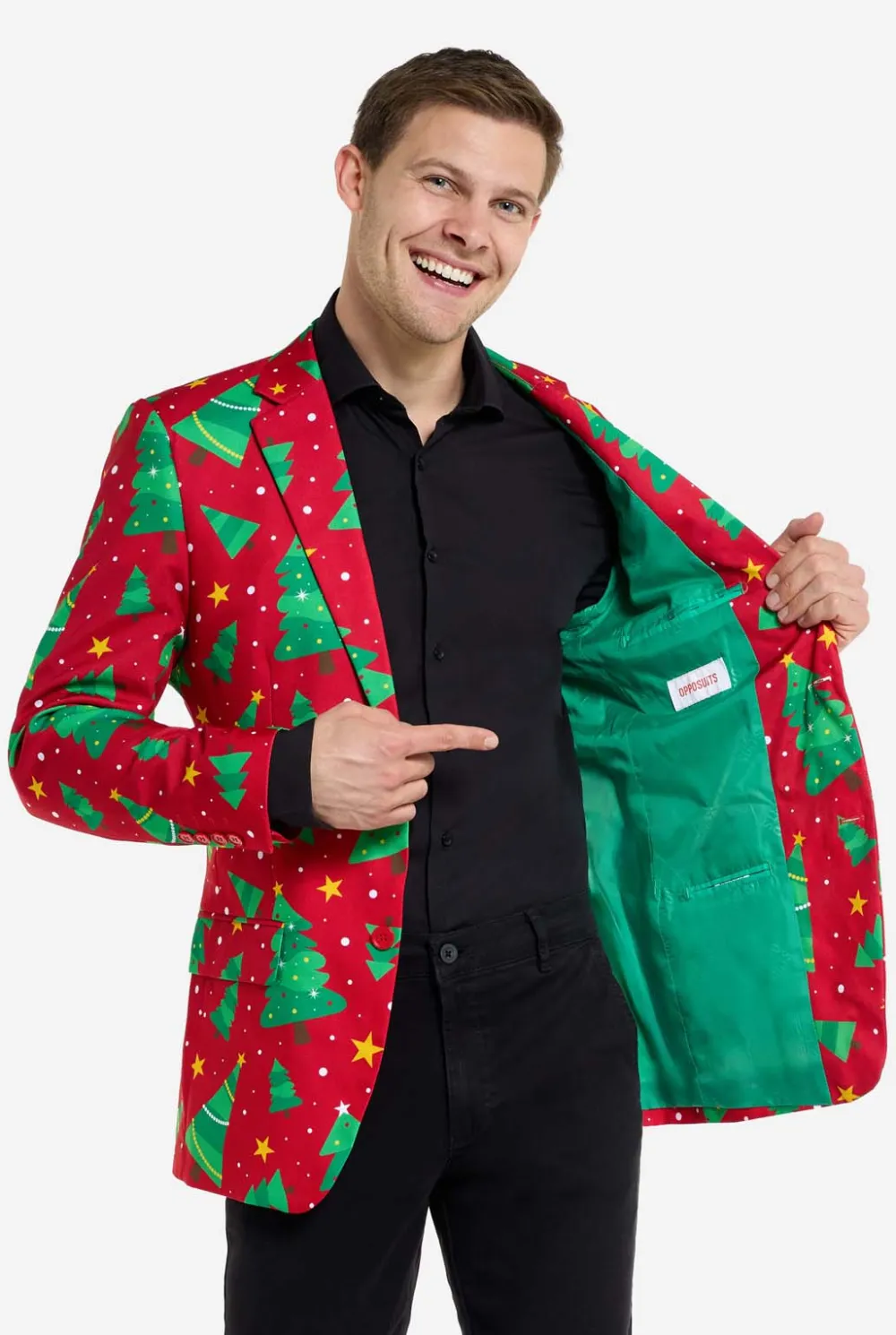 Heren OppoSuits Kerst Blazers|Christmas Trees & Stars