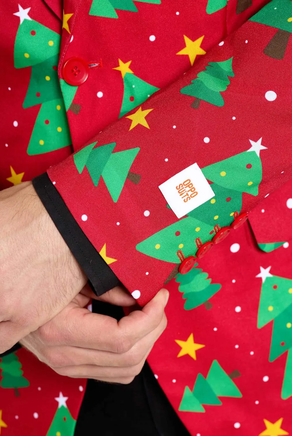 Heren OppoSuits Kerst Blazers|Christmas Trees & Stars