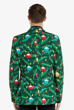 Heren OppoSuits Kerst Blazers|Christmas Tree with Lights