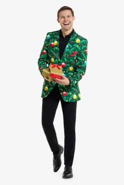 Heren OppoSuits Kerst Blazers|Christmas Tree with Lights
