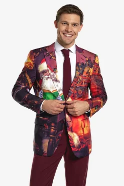 Heren OppoSuits Kerstpakken|Classic Clause