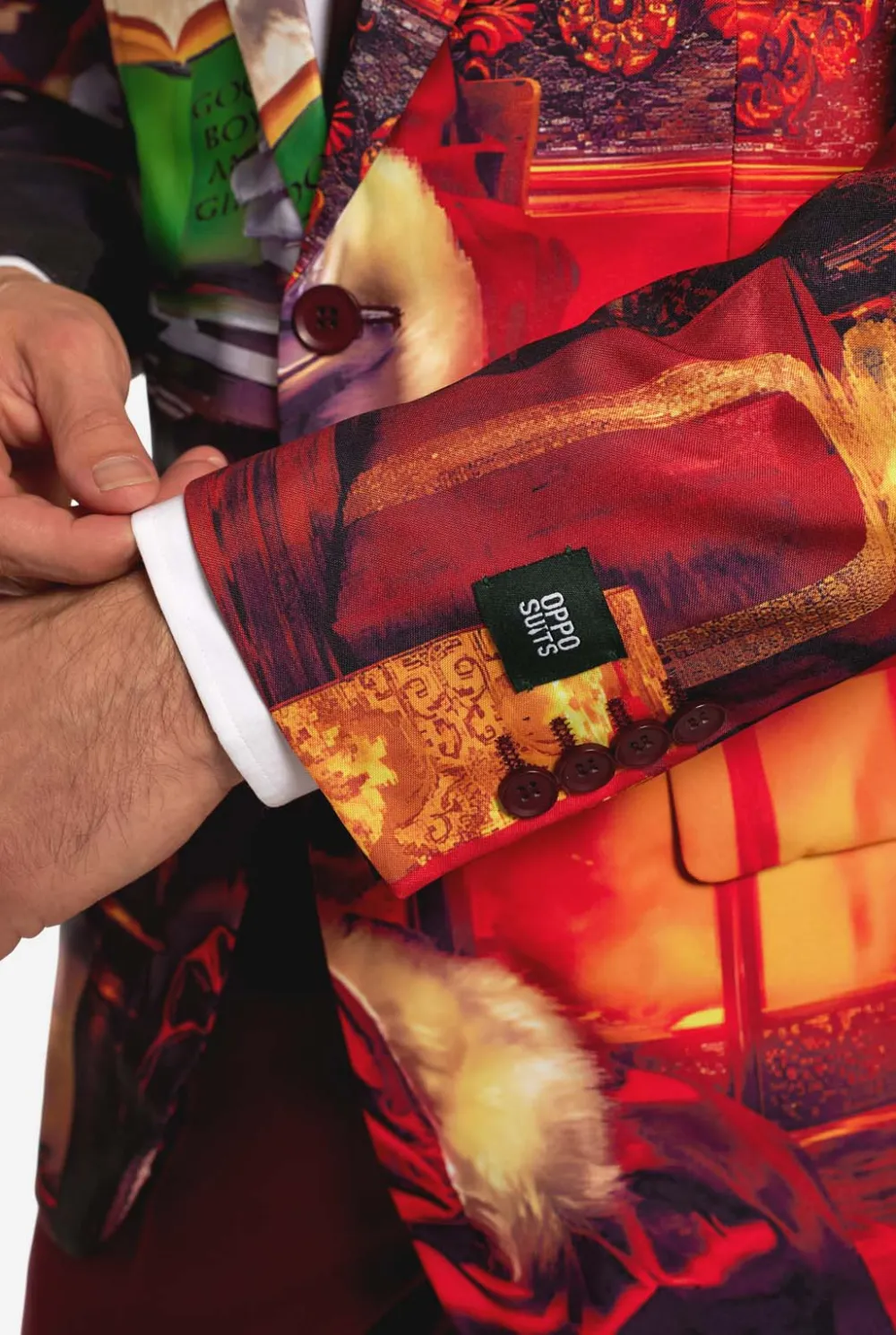 Heren OppoSuits Kerstpakken|Classic Clause