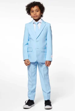 OppoSuits Effen Gekleurde Pakken|Cool Blue