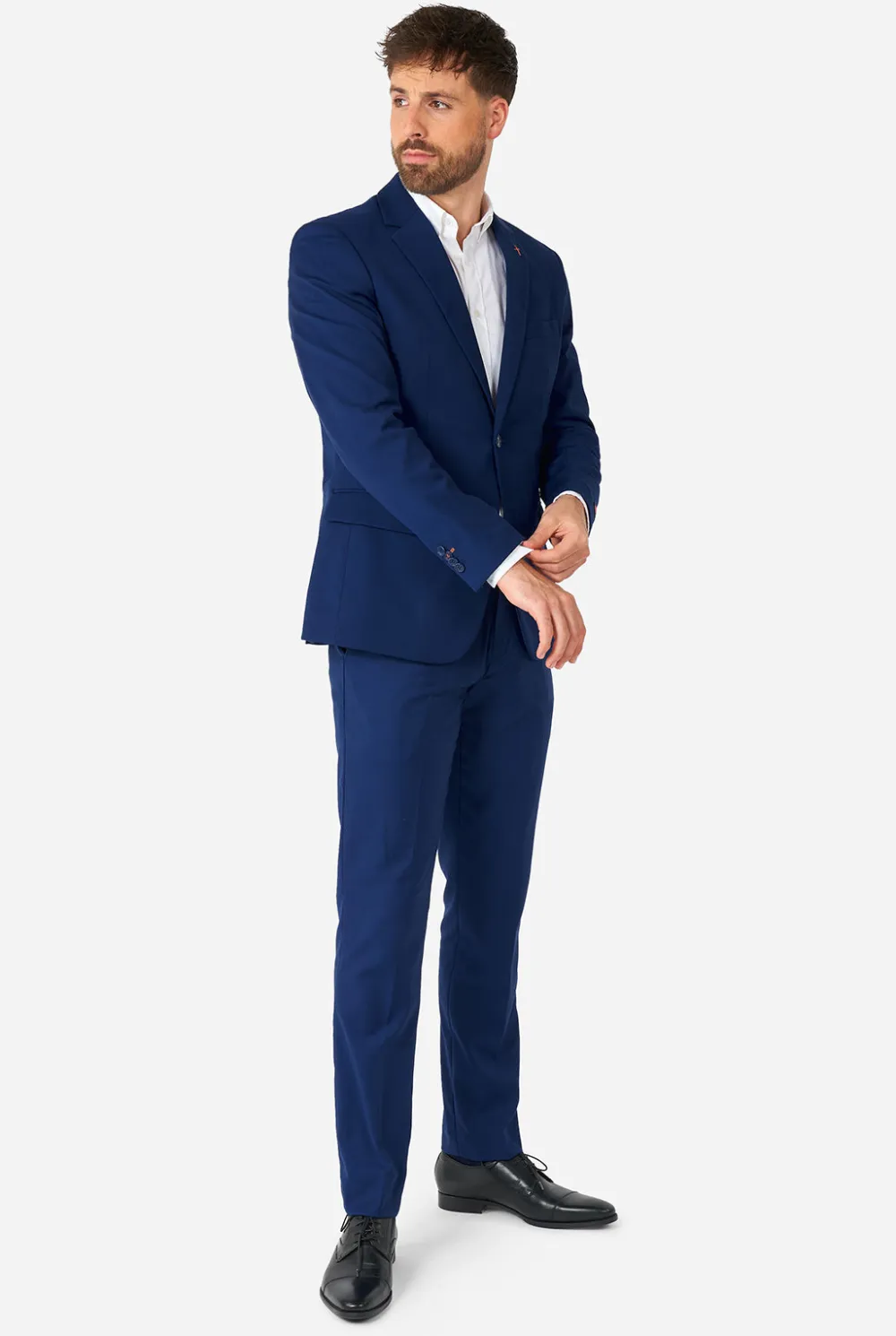 Heren OppoSuits Trouwpakken|Effen Gekleurde Pakken|Daily Dark Blue