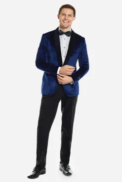 Heren OppoSuits Deluxe Blazers|Kerst Blazers|Dinner Jacket - Deep Blue