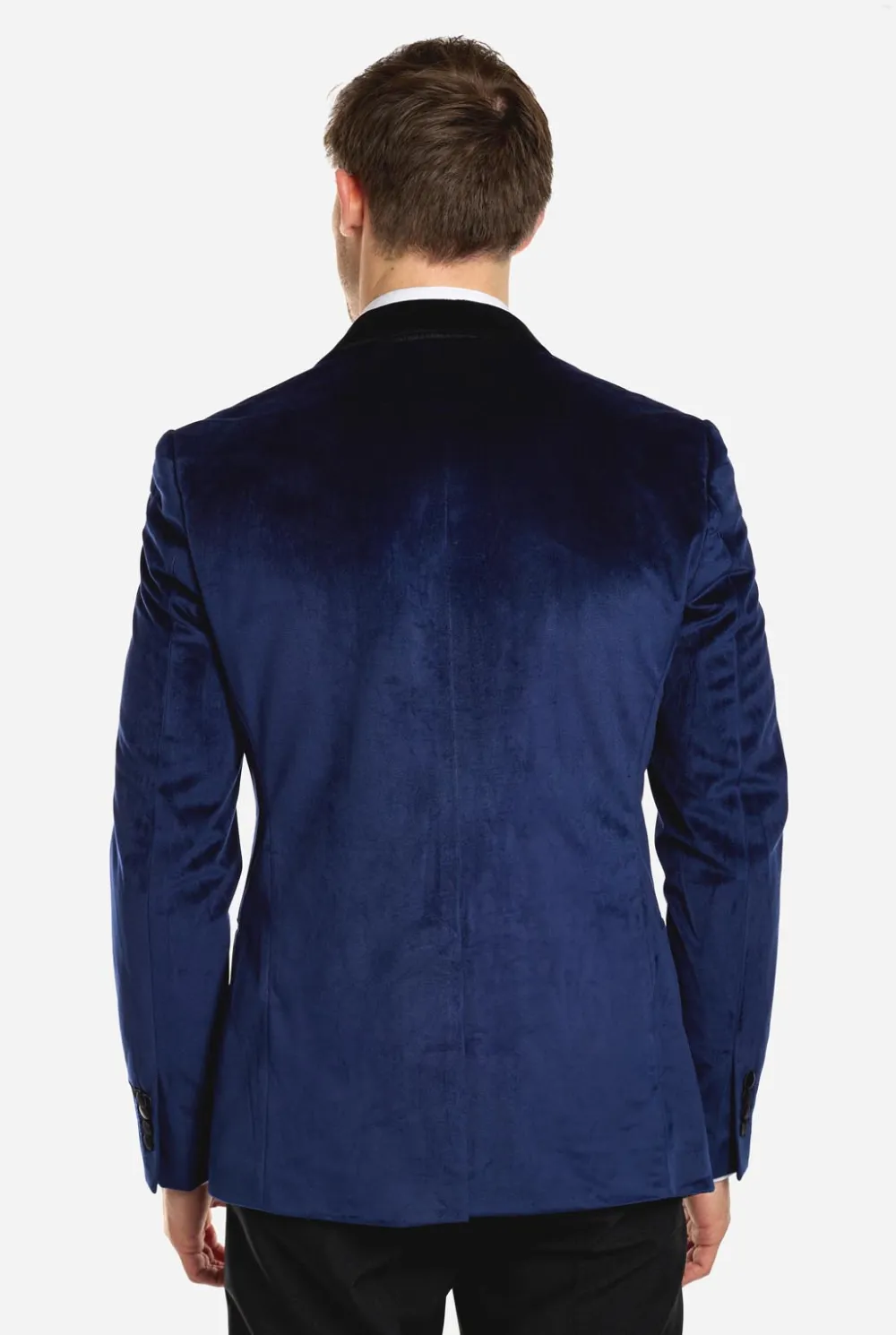Heren OppoSuits Deluxe Blazers|Kerst Blazers|Dinner Jacket - Deep Blue