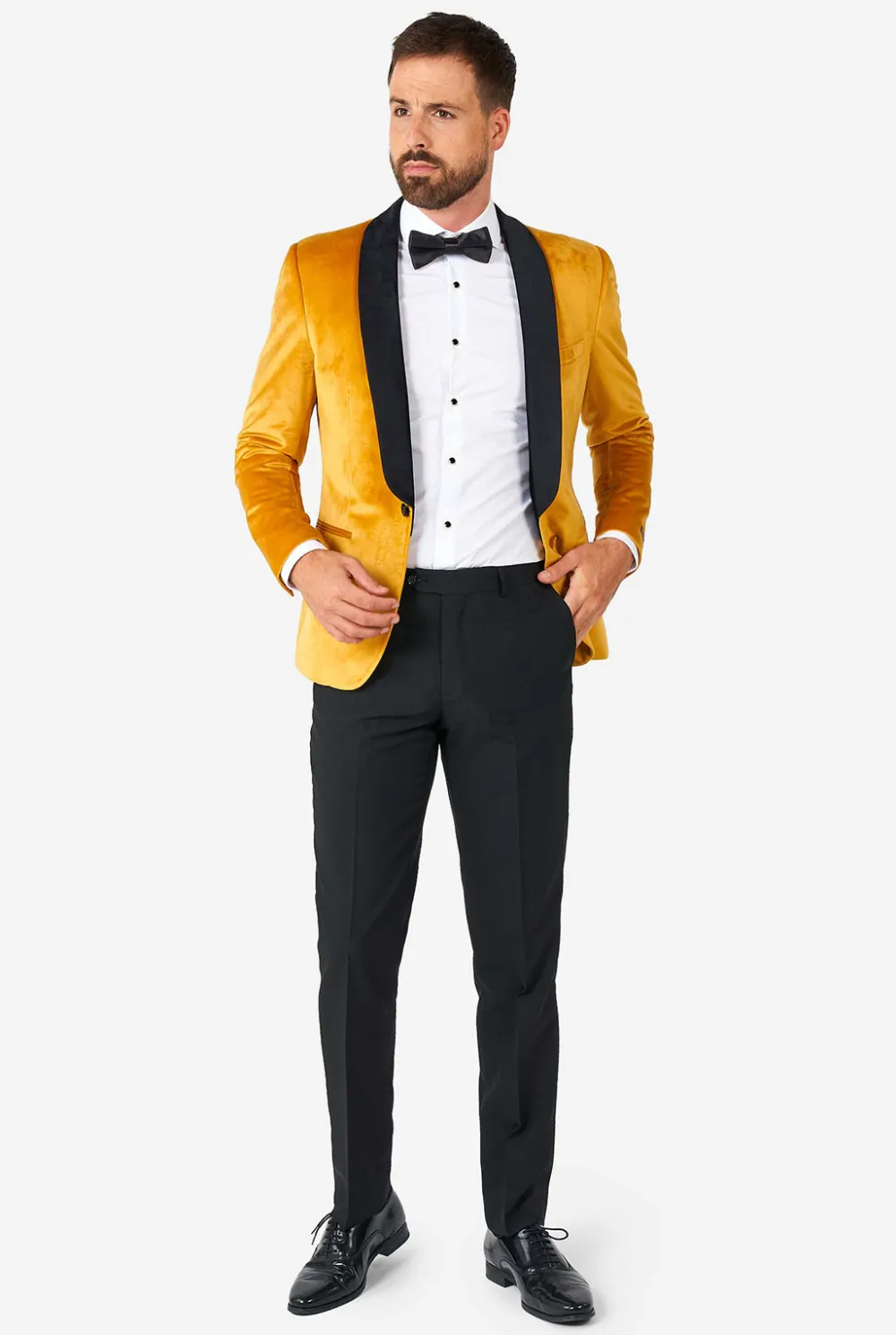 Heren OppoSuits Deluxe Blazers|Kerst Blazers|Dinner Jacket - Gold
