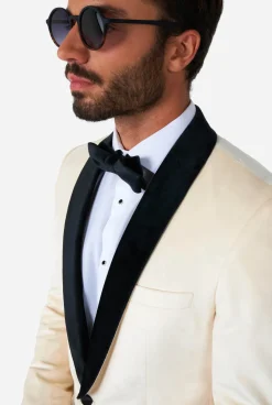 Heren OppoSuits Deluxe Blazers|Dinner Jacket - Ivory Champagne
