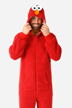 DAMES OppoSuits Karakter Onesies|Effen Gekleurde Onesies|Elmo