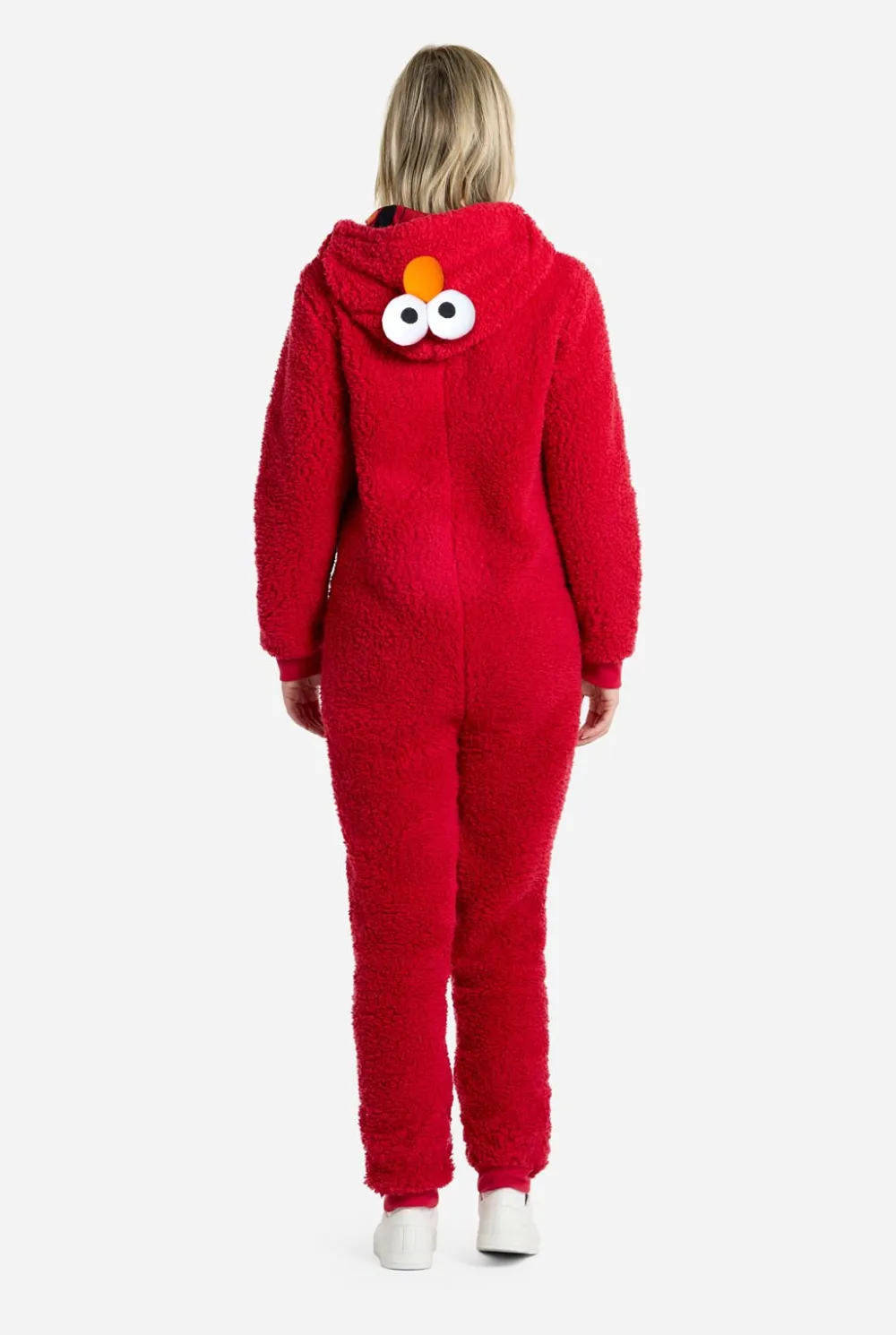 DAMES OppoSuits Karakter Onesies|Effen Gekleurde Onesies|Elmo