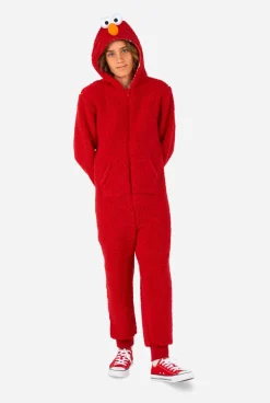DAMES OppoSuits Sesamstraat Onesies|Sesamstraat Onesies|Elmo Onesie