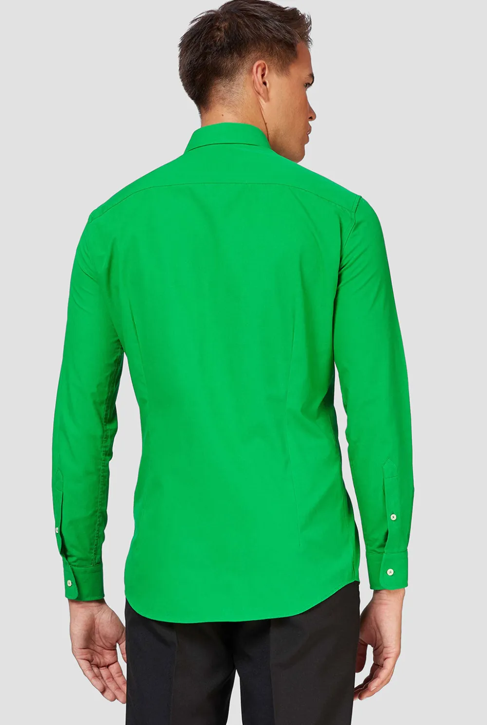 Heren OppoSuits Effen Gekleurde Overhemden|Evergreen