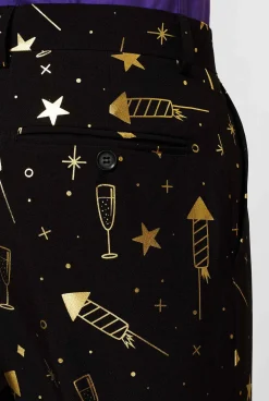Heren OppoSuits Glimmende Pakken|Kerstpakken|Fancy Fireworks