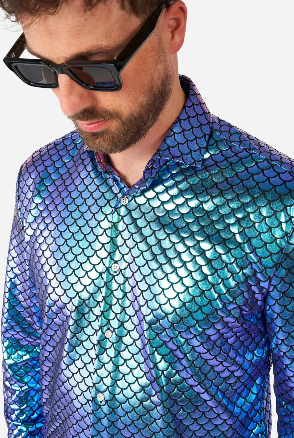 Heren OppoSuits Halloween Overhemden|Casual Overhemden|Fancy Fish
