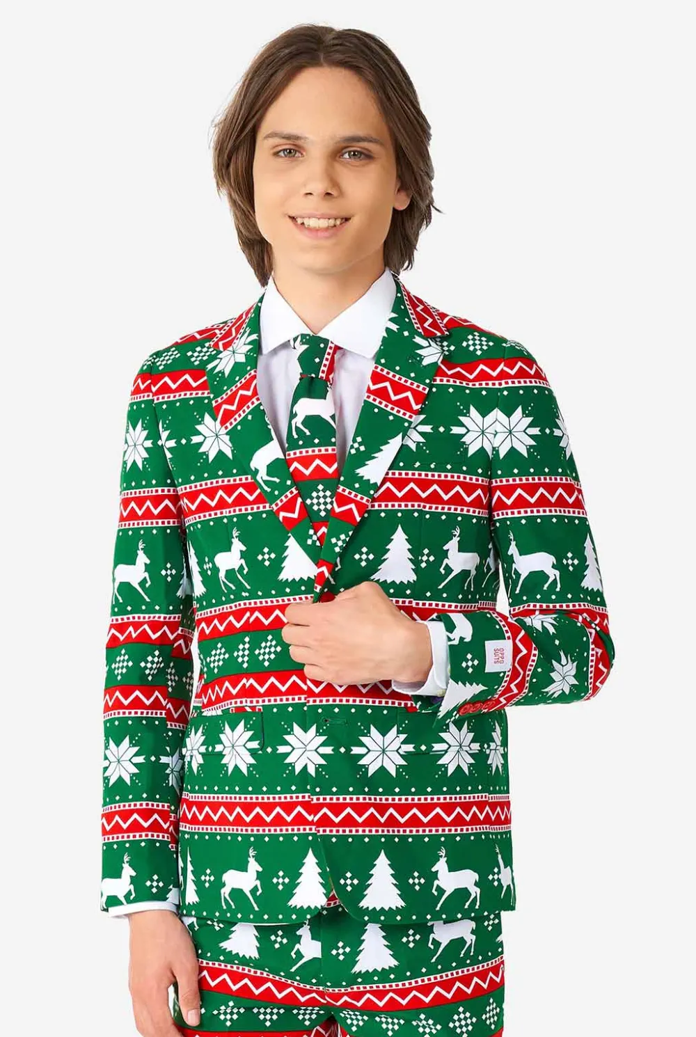 OppoSuits Kerst Pakken|Festive Green