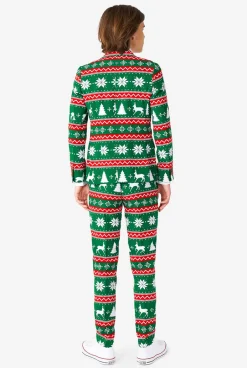OppoSuits Kerst Pakken|Festive Green