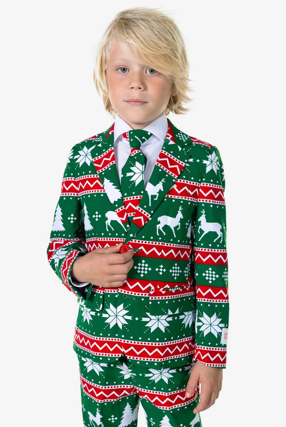 OppoSuits Kerst Pakken|Festive Green