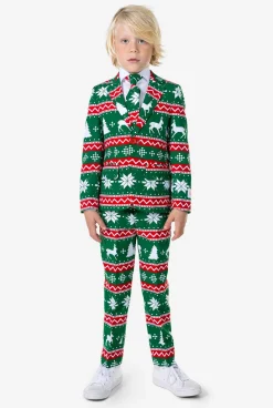 OppoSuits Kerst Pakken|Festive Green