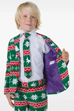 OppoSuits Kerst Pakken|Festive Green