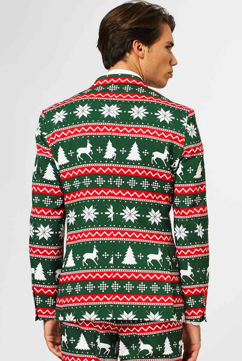 Heren OppoSuits Kerstpakken|Festive Green