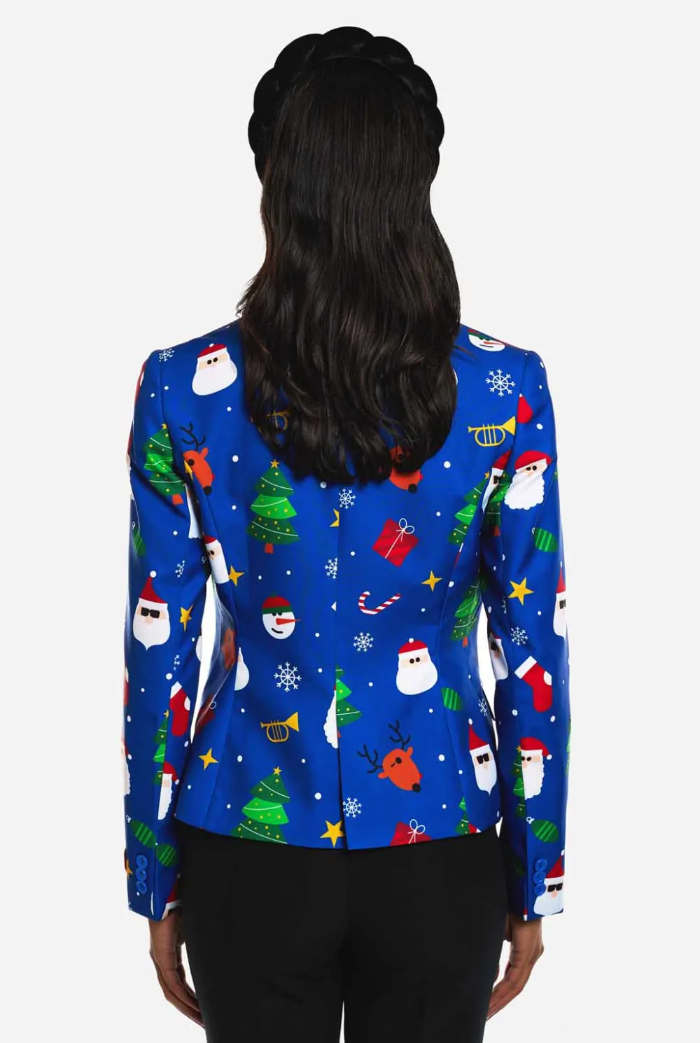 DAMES OppoSuits Kerstblazers|Festivity Blue