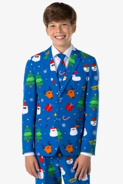 OppoSuits Kerst Pakken|Festivity Blue