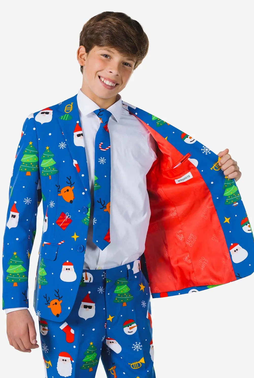 OppoSuits Kerst Pakken|Festivity Blue