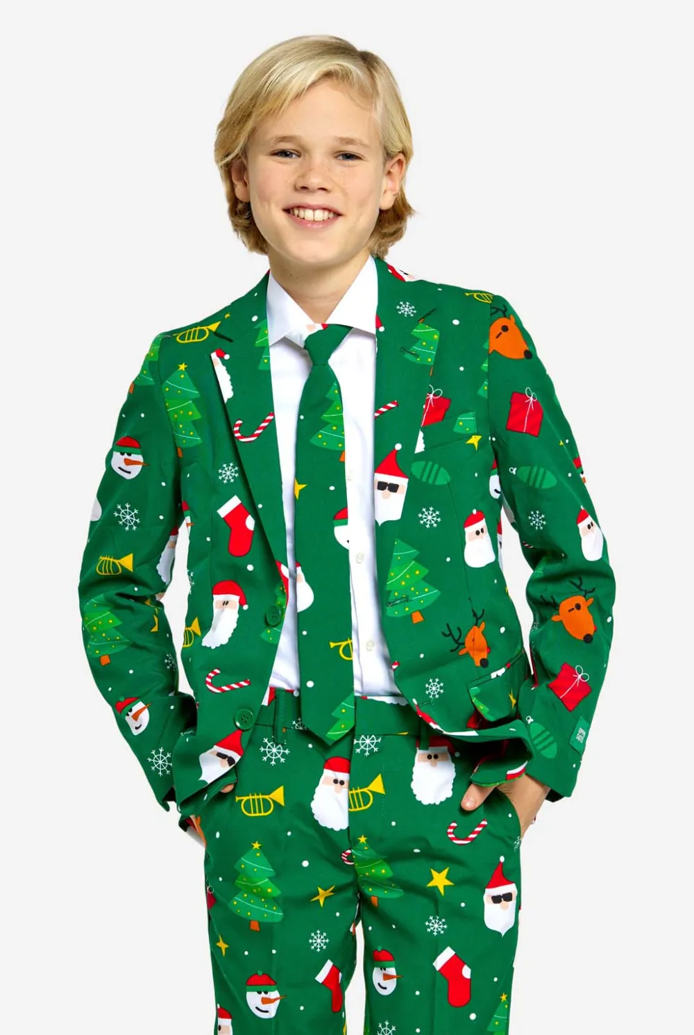 OppoSuits Kerst Pakken|Festivity Green