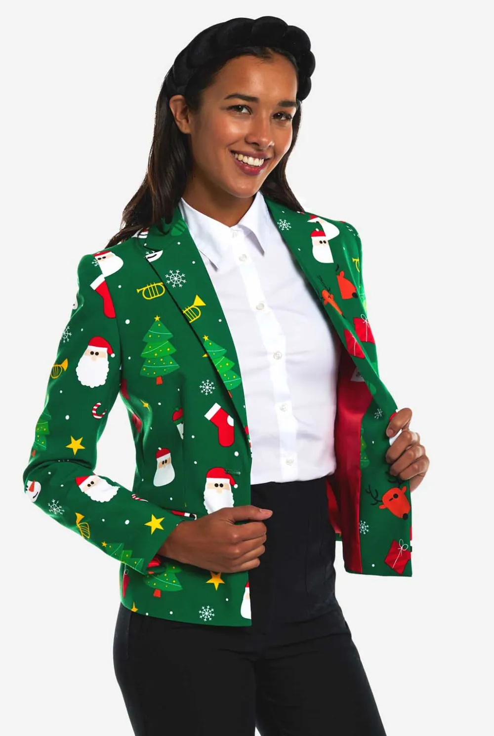 DAMES OppoSuits Kerstblazers|Festivity Green