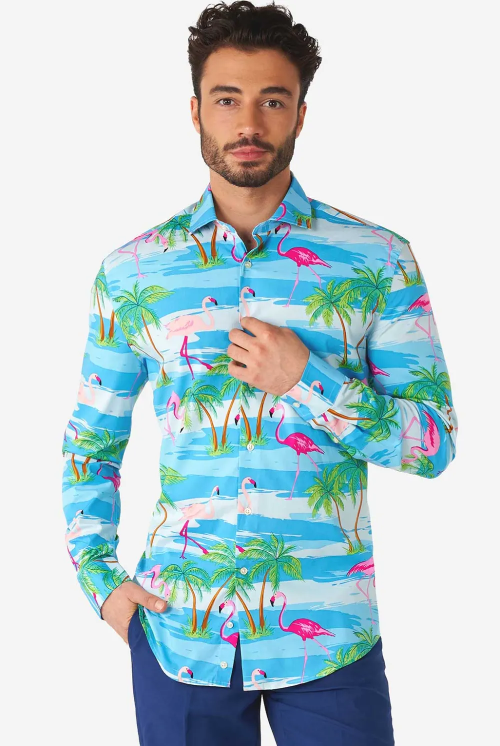 Heren OppoSuits Casual Overhemden|Flaminguy
