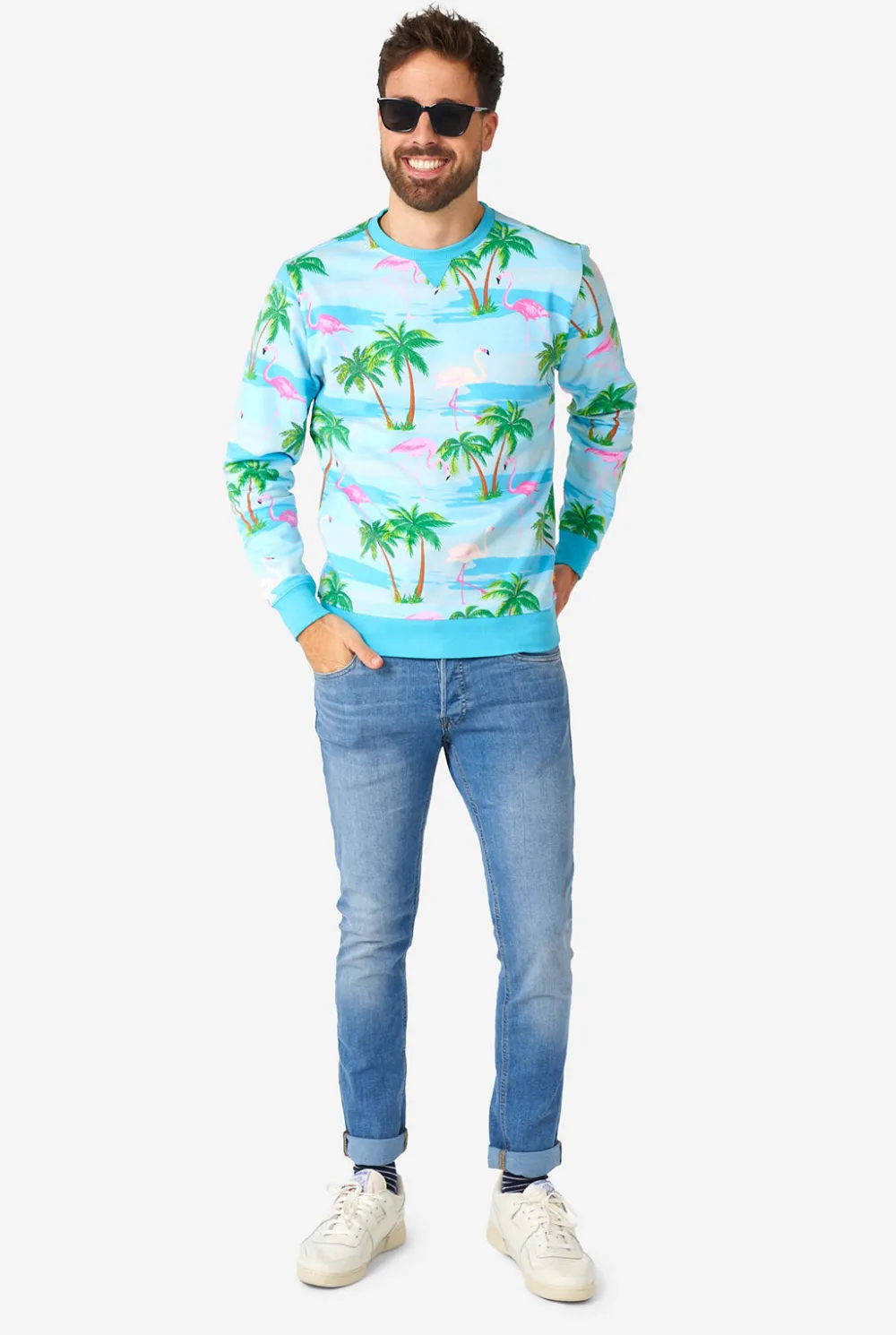 Heren OppoSuits Carnavals Sweaters|Flaminguy