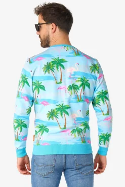 Heren OppoSuits Carnavals Sweaters|Flaminguy