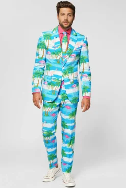 Heren OppoSuits Vrijgezellenfeest Pakken|Carnavalspakken|Flaminguy