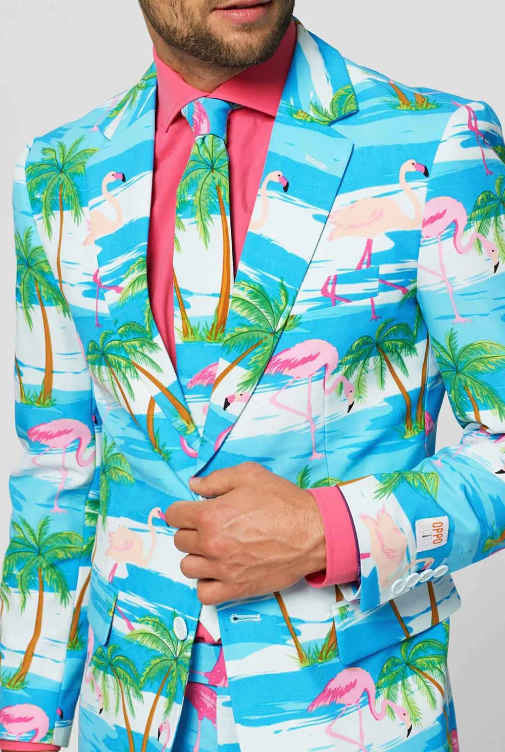 Heren OppoSuits Vrijgezellenfeest Pakken|Carnavalspakken|Flaminguy