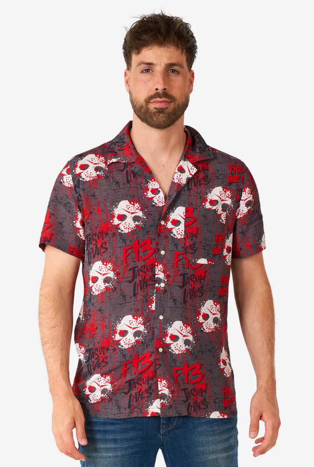 Heren OppoSuits Zomer Overhemden|Hawaii Shirts|Friday the 13th™