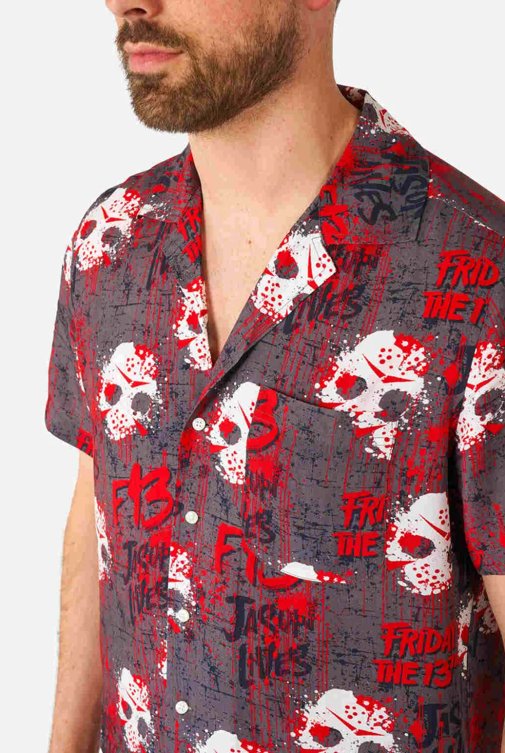 Heren OppoSuits Zomer Overhemden|Hawaii Shirts|Friday the 13th™