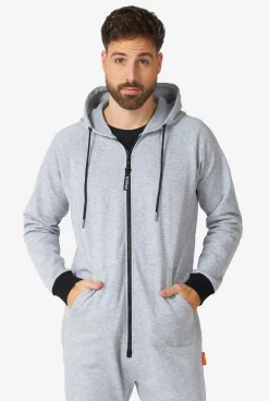 DAMES OppoSuits Effen Gekleurde Onesies|Effen Gekleurde Onesies|Gentle Grey