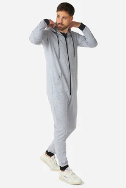 DAMES OppoSuits Effen Gekleurde Onesies|Effen Gekleurde Onesies|Gentle Grey